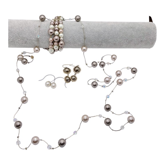 Lia Sophia Caramelo set!  Necklace, bracelet, 2 sets of earrings! - Picture 1 of 7